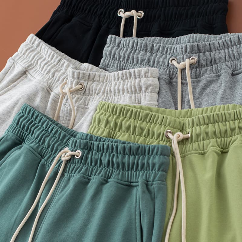 Shorts, sports summer trousers for men and women for leisure, loose straight fit 3
