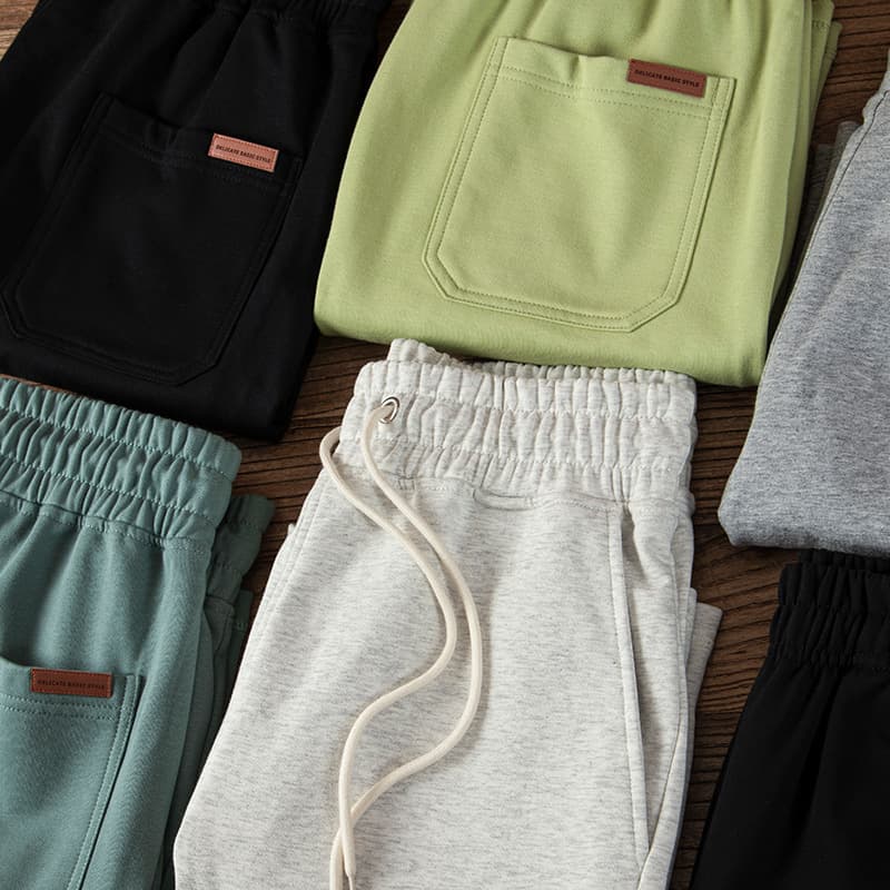 Shorts, sports summer trousers for men and women for leisure, loose straight fit 4