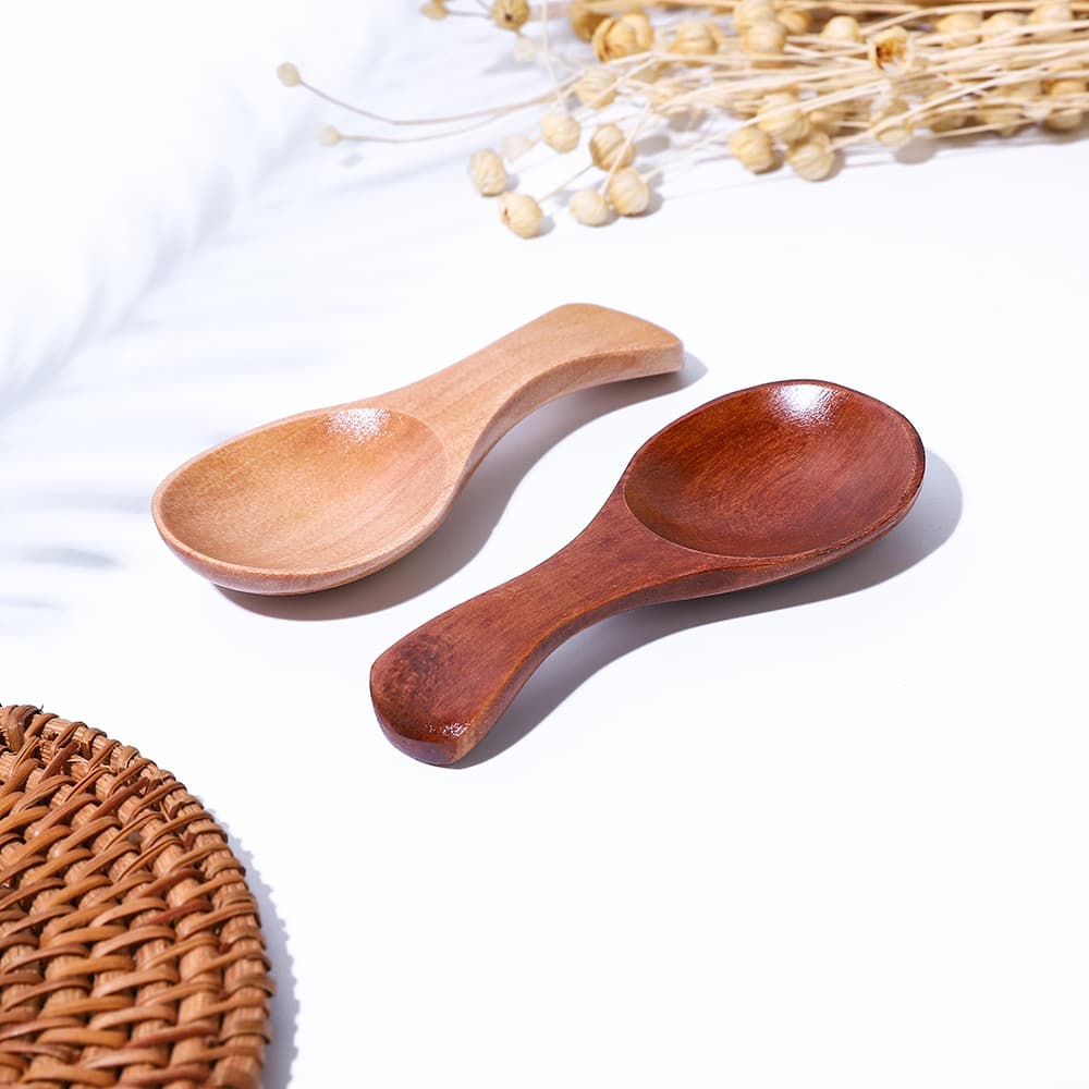 Wooden spoon for ice cream, small children's tea, (Physicals) 2
