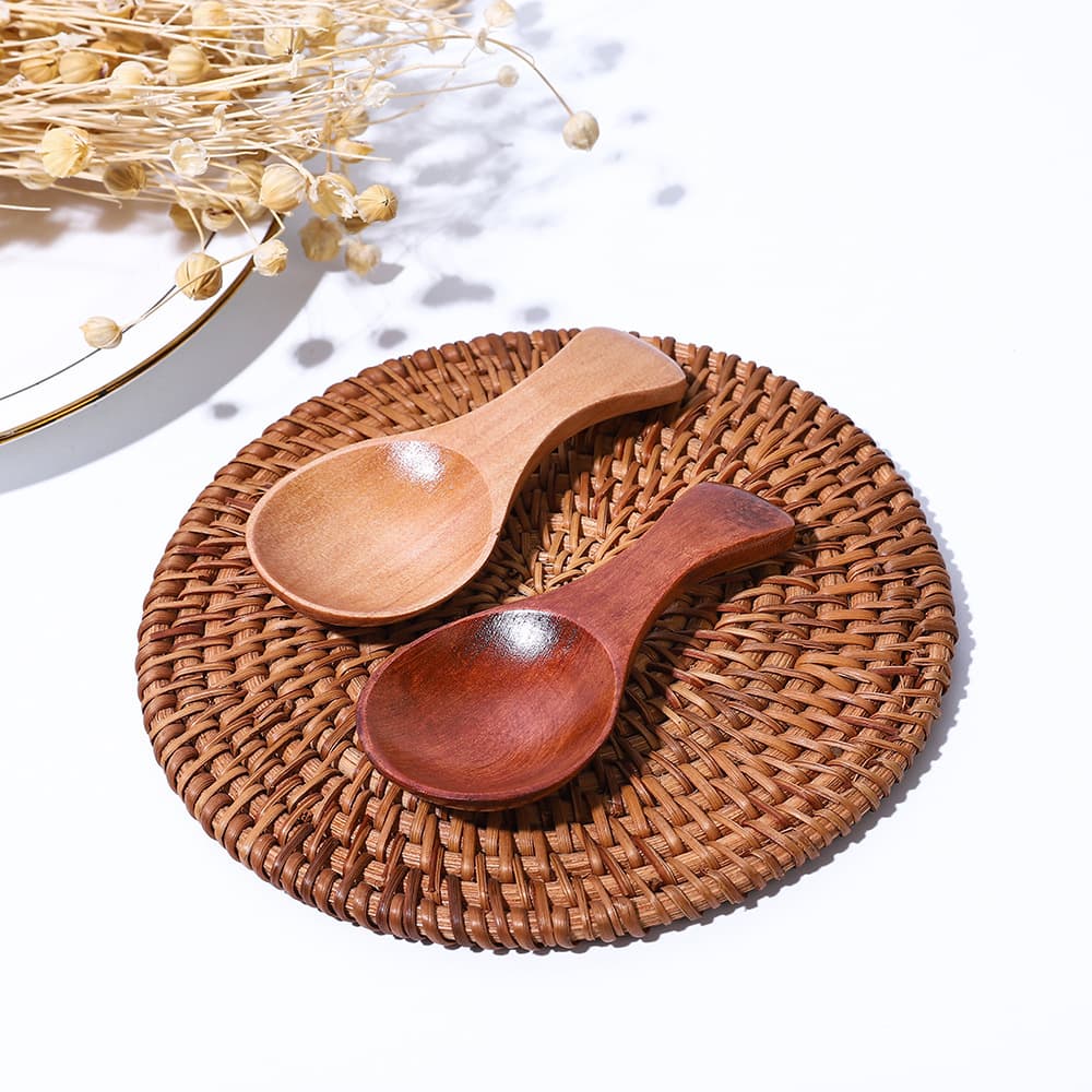 Wooden spoon for ice cream, small children's tea, (Physicals) 3
