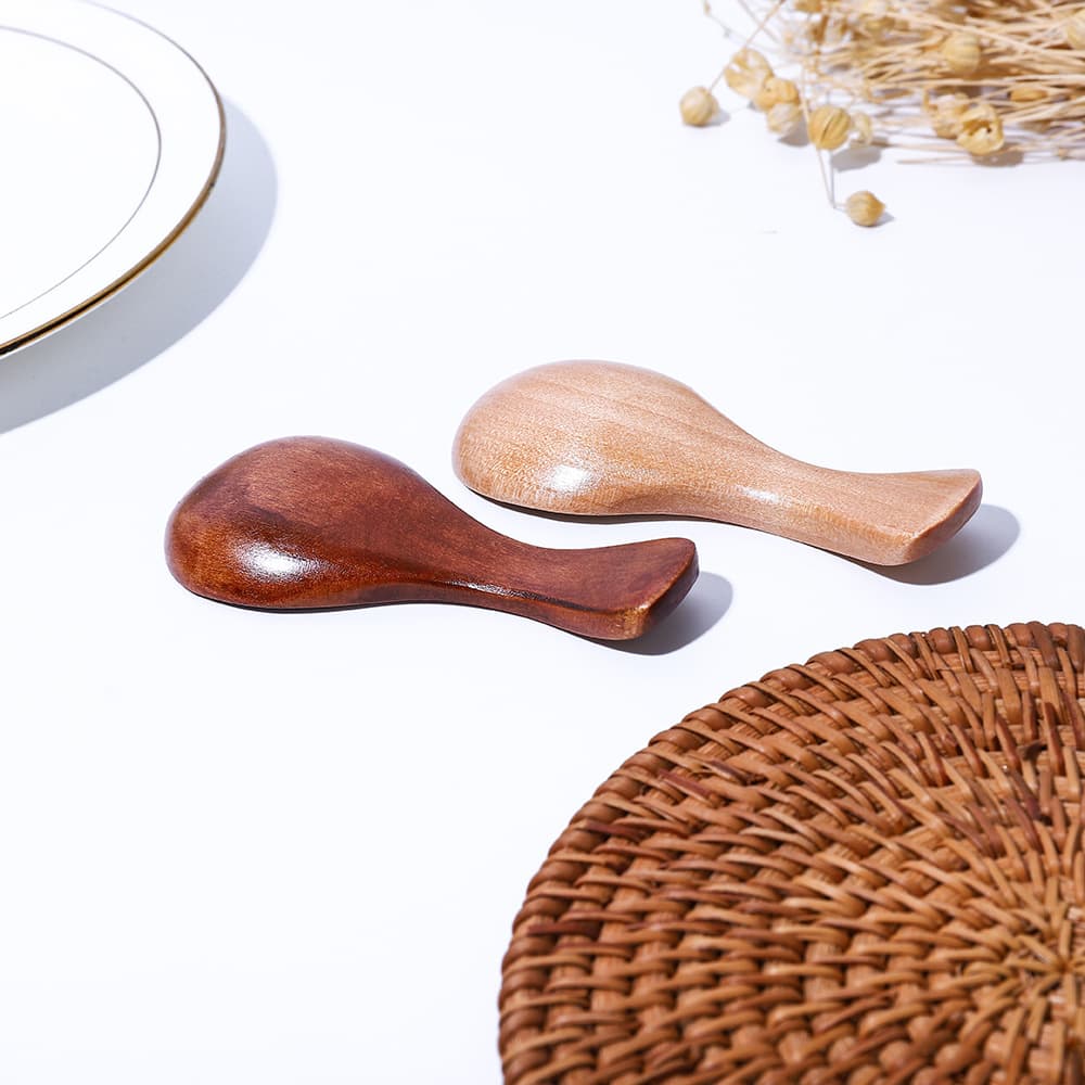 Wooden spoon for ice cream, small children's tea, (Physicals) 4
