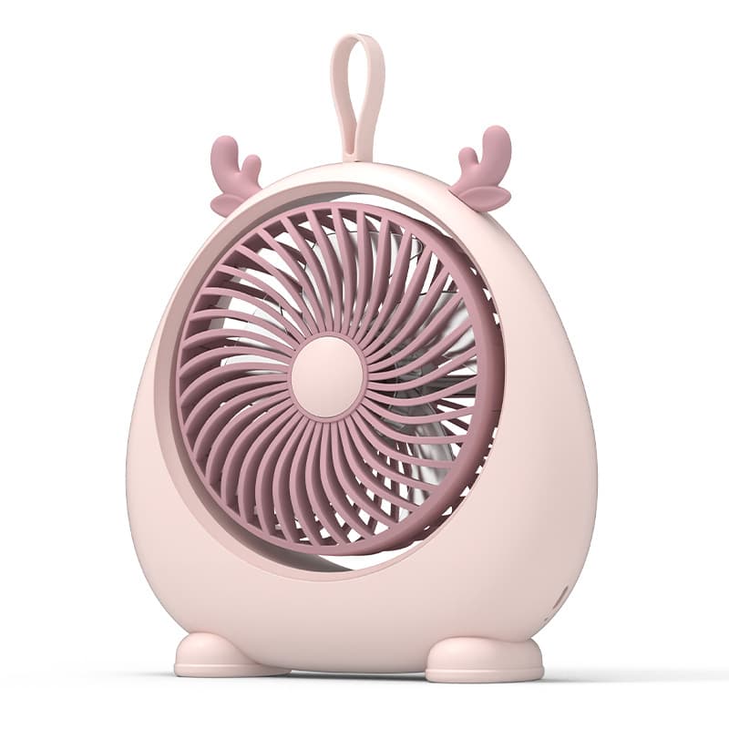 Desktop table fan office USB charging student dormitory bed Class cute large wind power fan 5