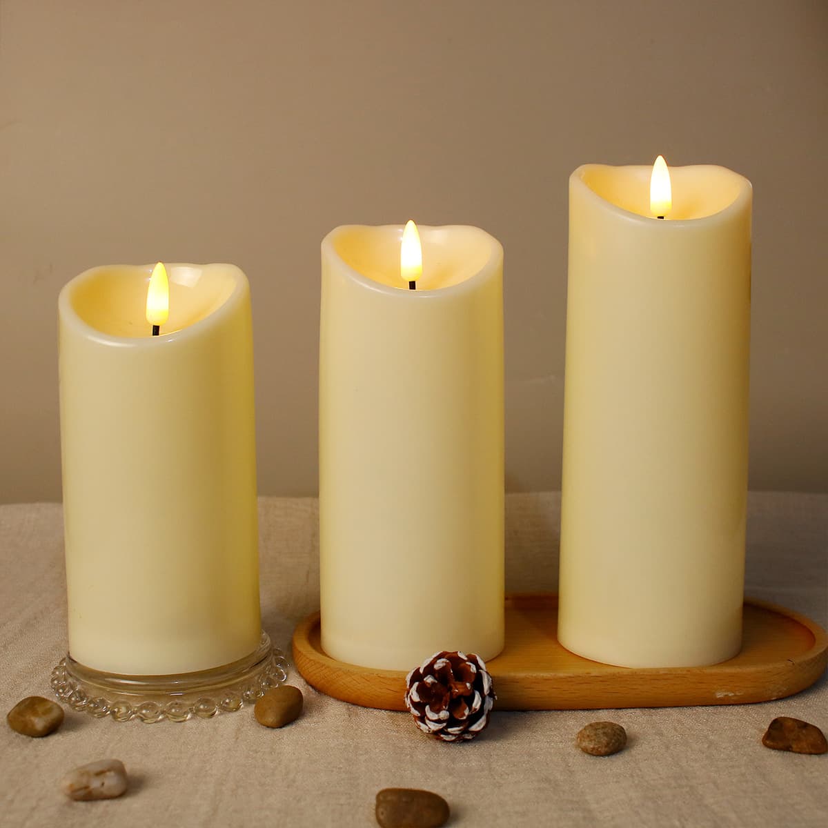 Electronic candle simulation candle LED candle tea flowing tears candle lamp wholesale decorative Christmas wedding road lamp 2