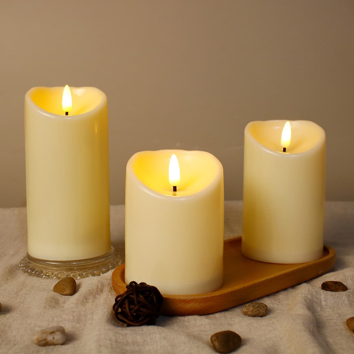 Electronic candle simulation candle LED candle tea flowing tears candle lamp wholesale decorative Christmas wedding road lamp 4