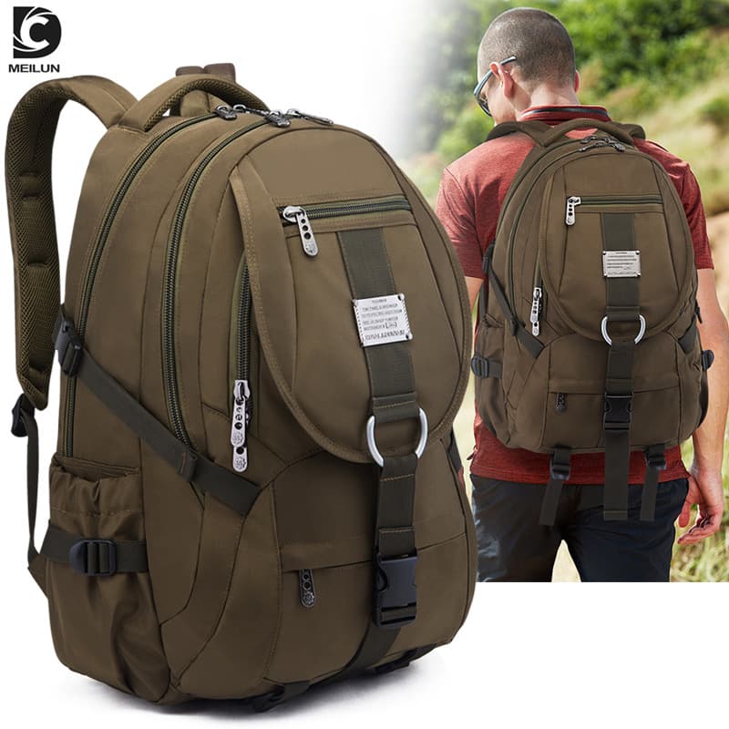 Big capacious travel backpack, durable school bag, oxford cloth 3