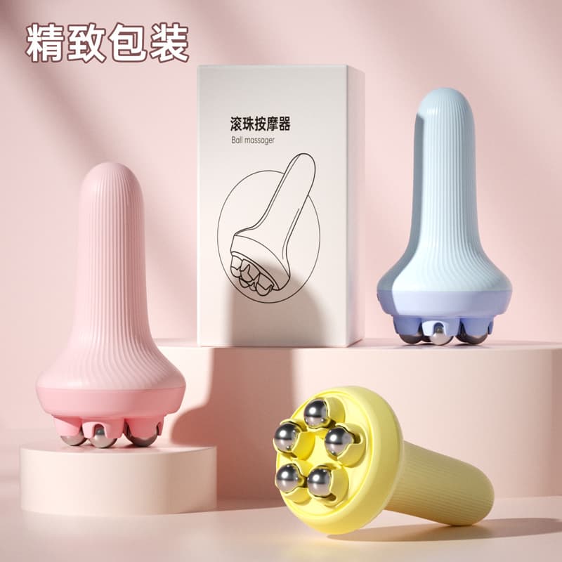 Roller wheel massage device Small legs inner legs, muscles, relax the abdomen, shaped the abdomen, rubbing the belly, thin waist meridian brush 3