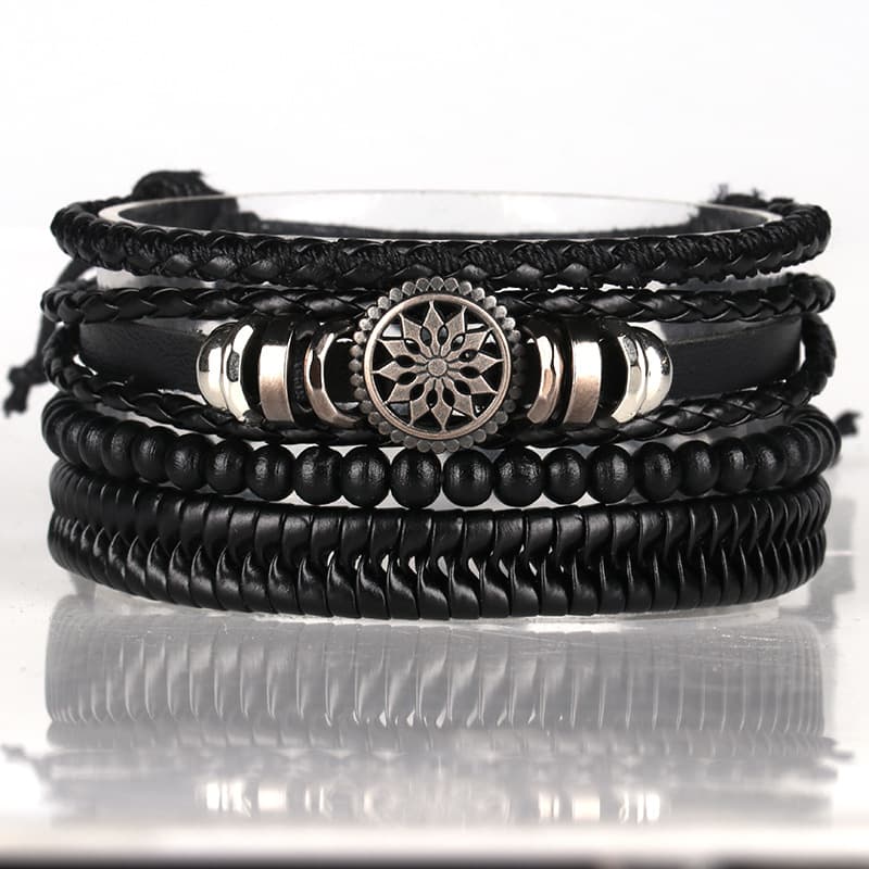(Cross-border trading), accessory, men's woven bracelet handmade, jewelry, European style, simple and elegant design 2
