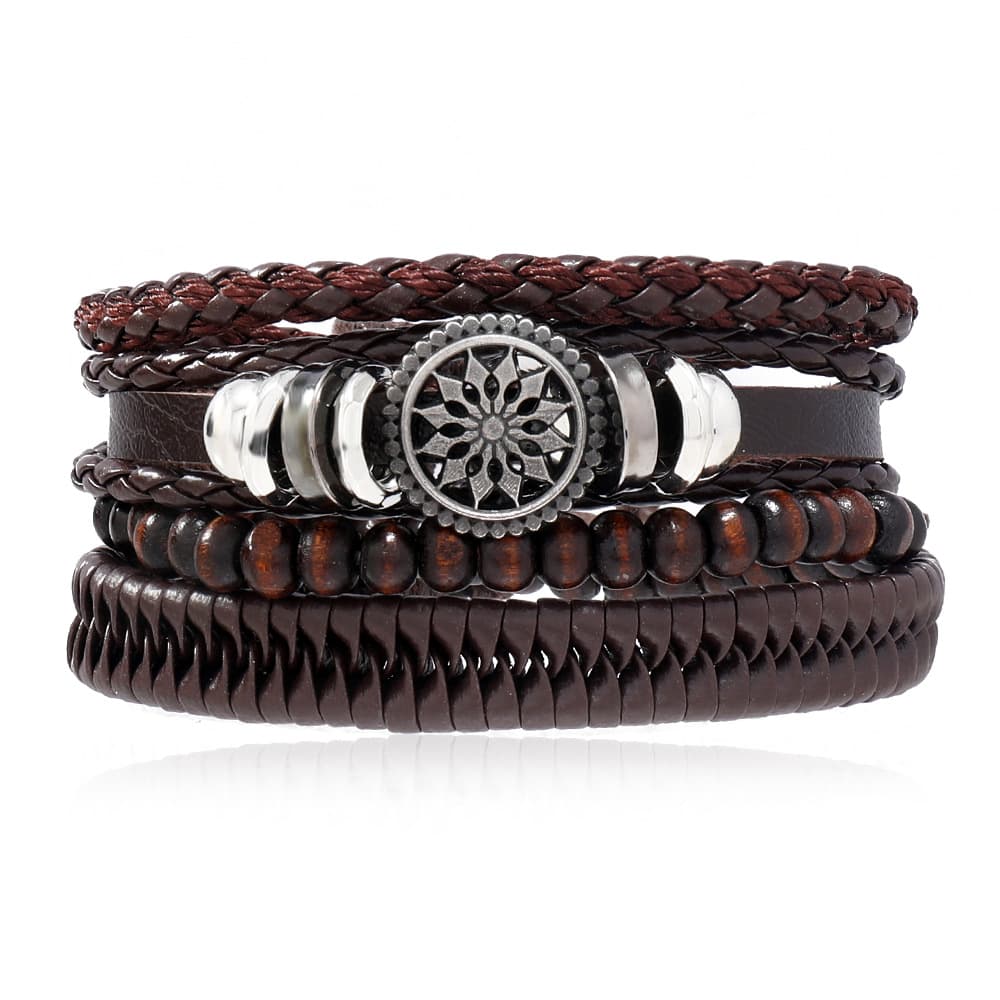 (Cross-border trading), accessory, men's woven bracelet handmade, jewelry, European style, simple and elegant design 3