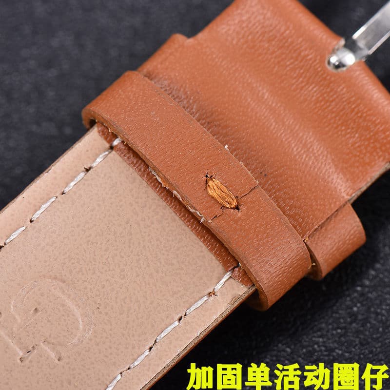 Soft universal high-end comfortable breathable watch strap for men and women, genuine leather 5