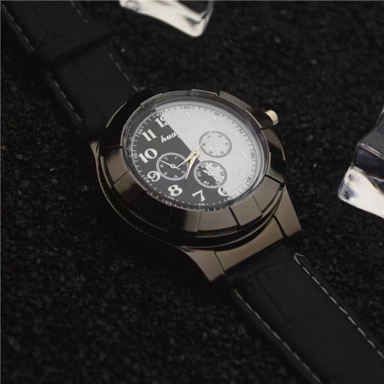 Protective windproof creative lighter charging, electronic men's watch 10