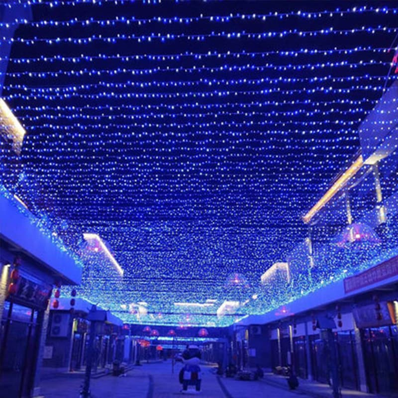 Led small colorful lights string lights outdoor waterproof bedroom decoration lights star lights holiday lights with christmas decoration baby's breath 2