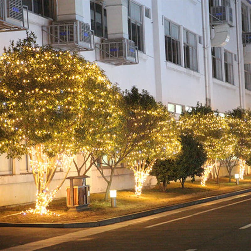 Led small colorful lights string lights outdoor waterproof bedroom decoration lights star lights holiday lights with christmas decoration baby's breath 3