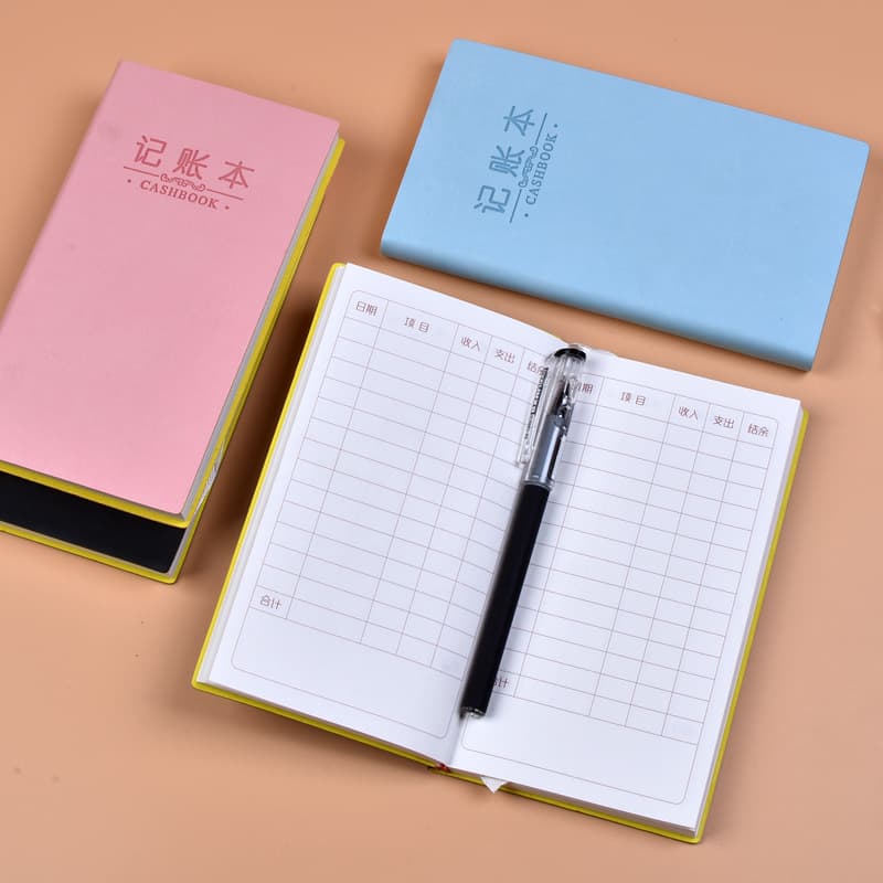 A6 thickened family finance notebook small portable account book living income and expenditure detailed accounting book expense book 1