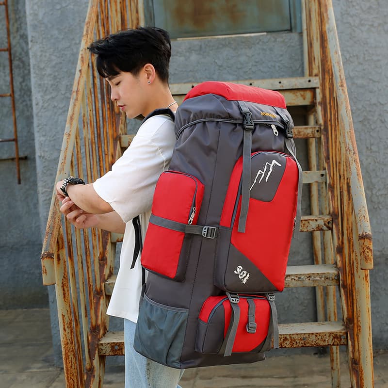 Waterproof backpack, capacious shoulder bag for traveling, big travel bag 1