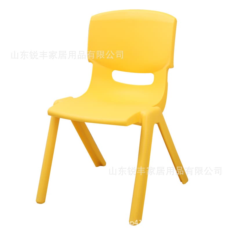 Wholesale Children's Plastic Chair Kindergarten School Training Institution Back Chair Thick Adult Plastic Stool New Material 5