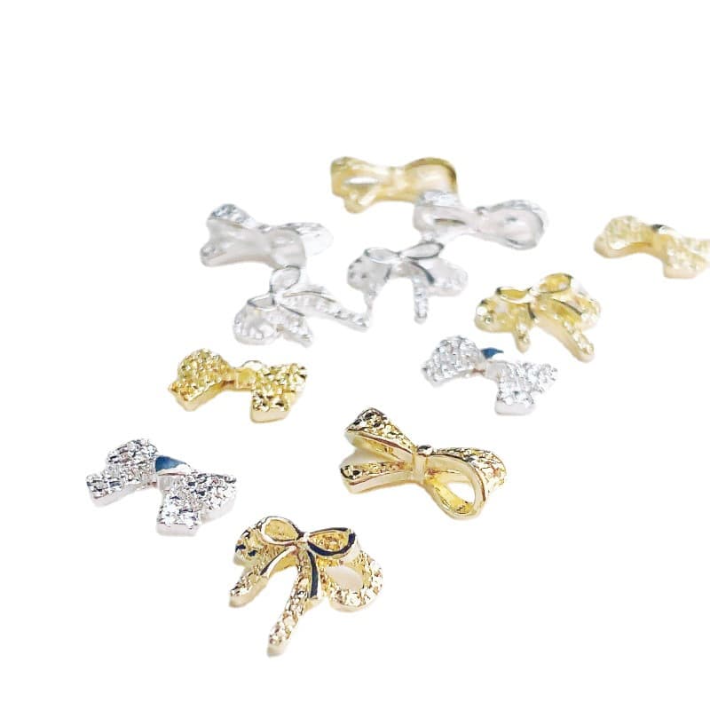 Nail decoration, jewelry with bow, accessory, three dimensional accessories, internet celebrity 5