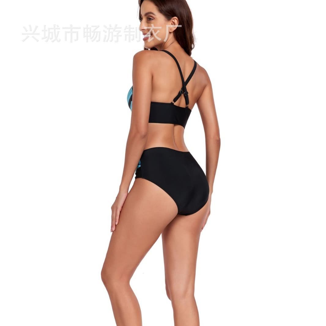 (Cross-border trading), fresh split sexy swimwear, 2022 collection, European style 2