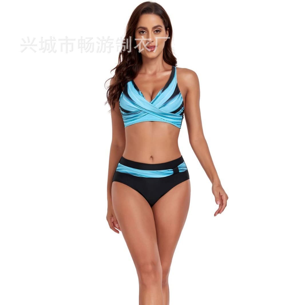 (Cross-border trading), fresh split sexy swimwear, 2022 collection, European style 3