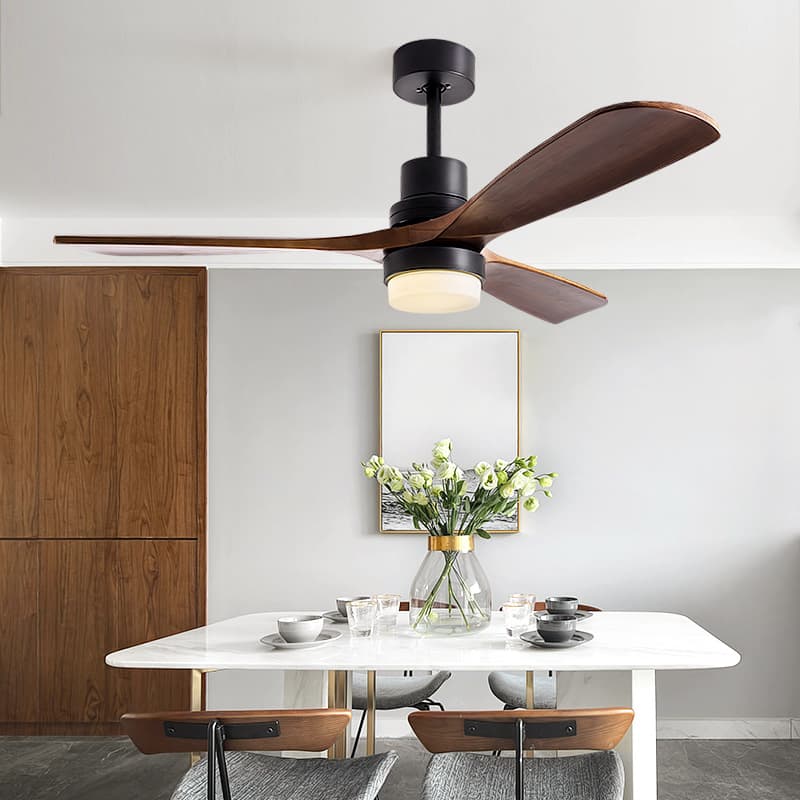 (Cross-border trading), air fan from natural wood, American style, 52 inch, (Physicals), Amazon 2