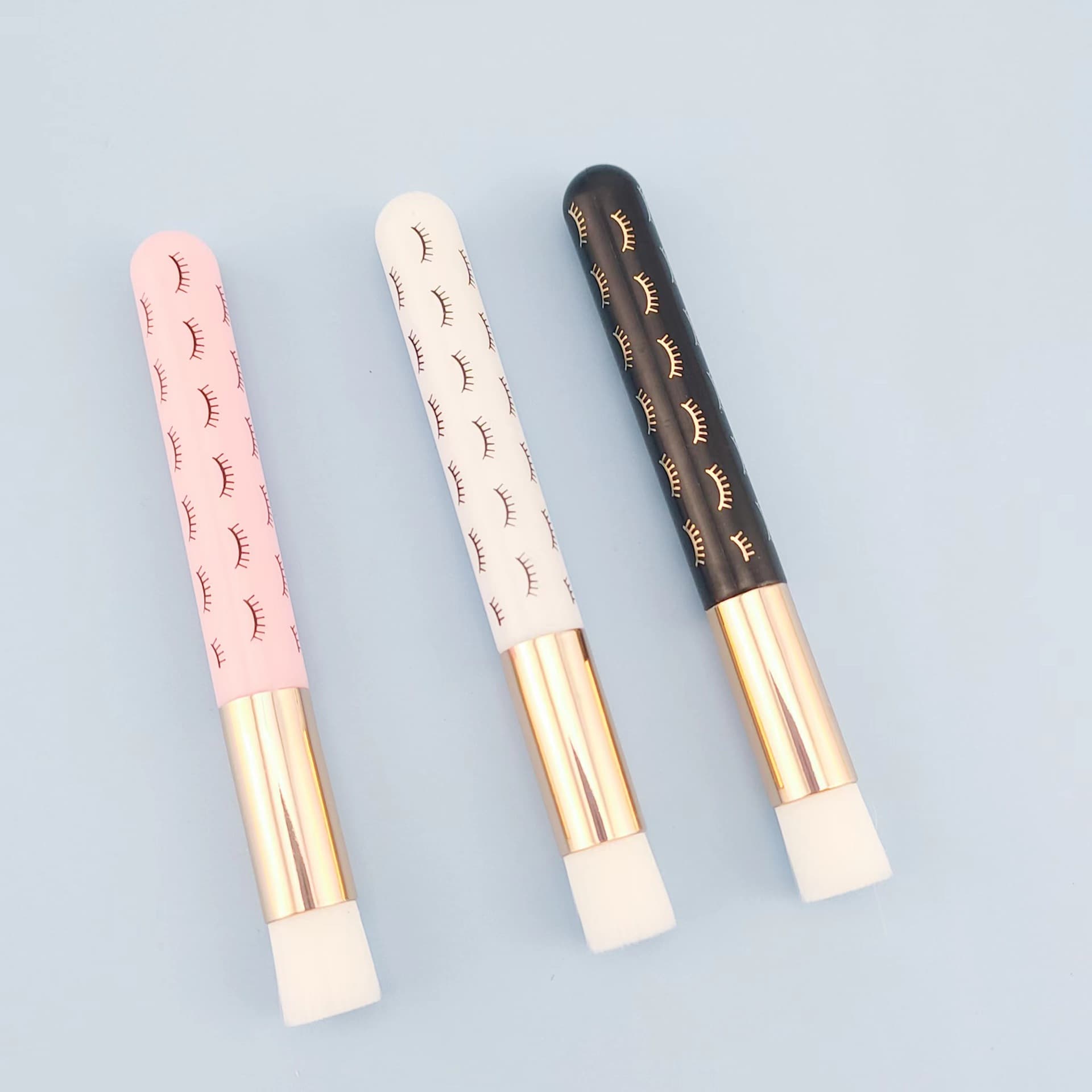 Cosmetic mousse for eyelashes for nasal washing for extension, brush 4