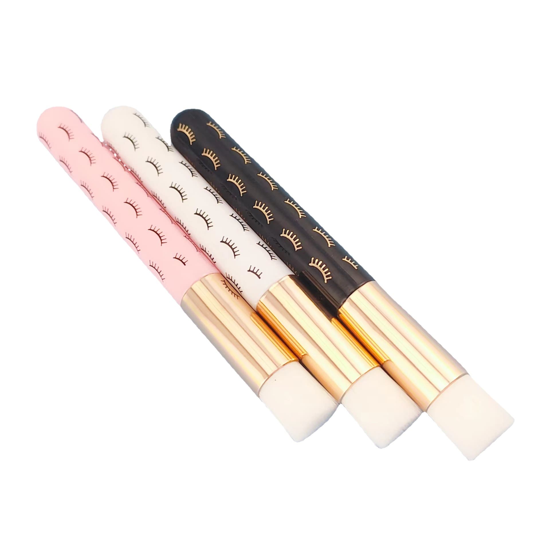 Cosmetic mousse for eyelashes for nasal washing for extension, brush 5
