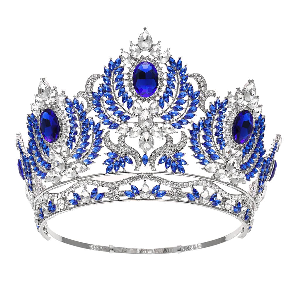 Big hair accessory for bride, high-end crown, European style 2