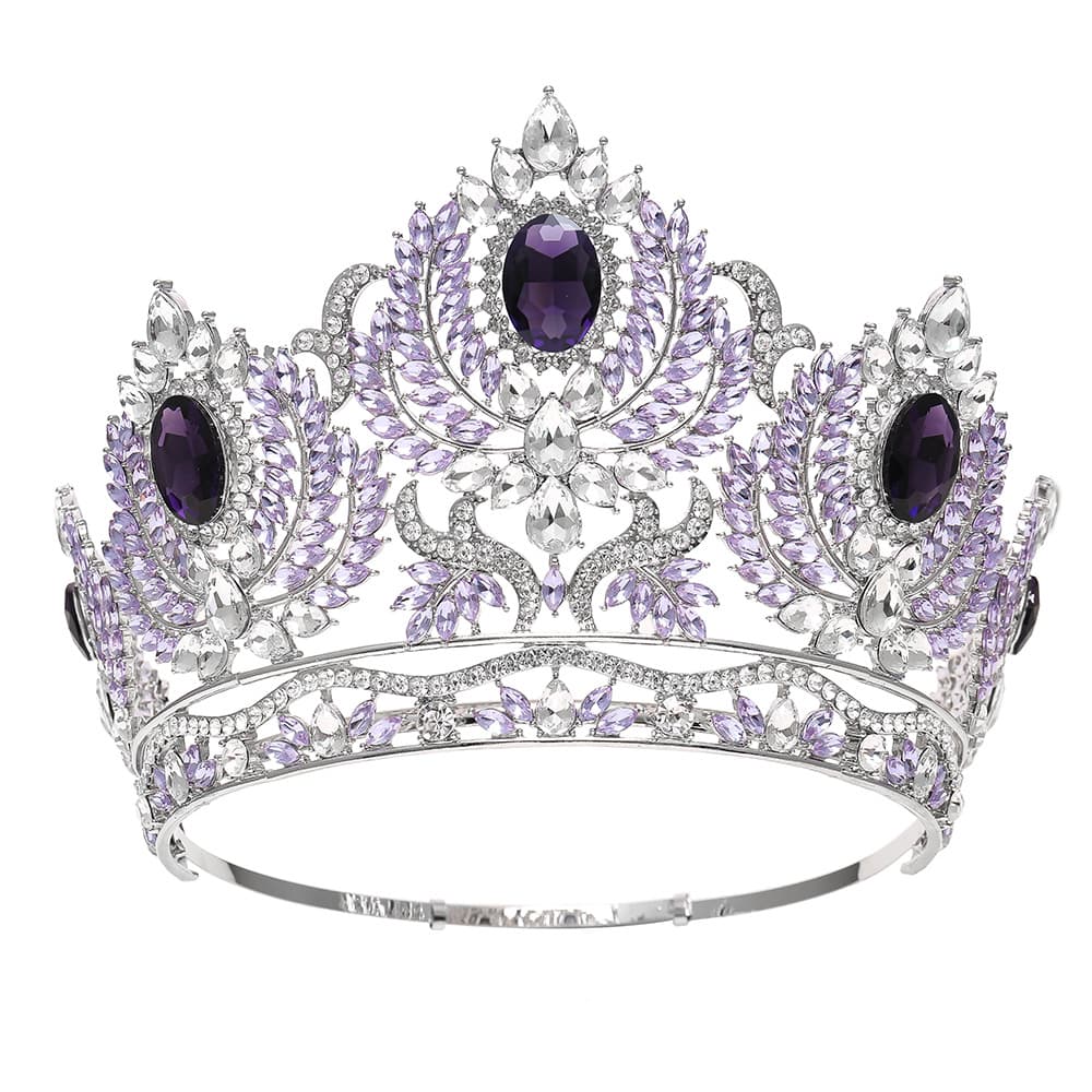 Big hair accessory for bride, high-end crown, European style 3