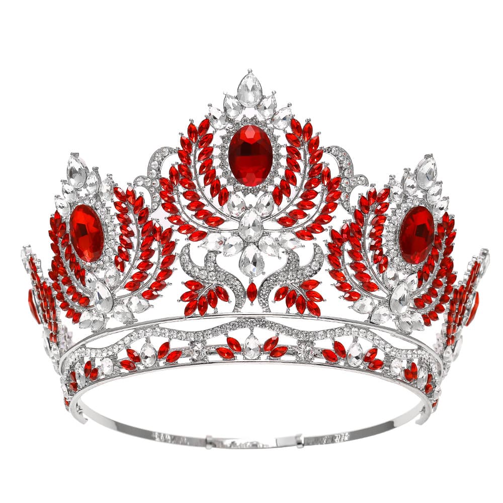 Big hair accessory for bride, high-end crown, European style 5
