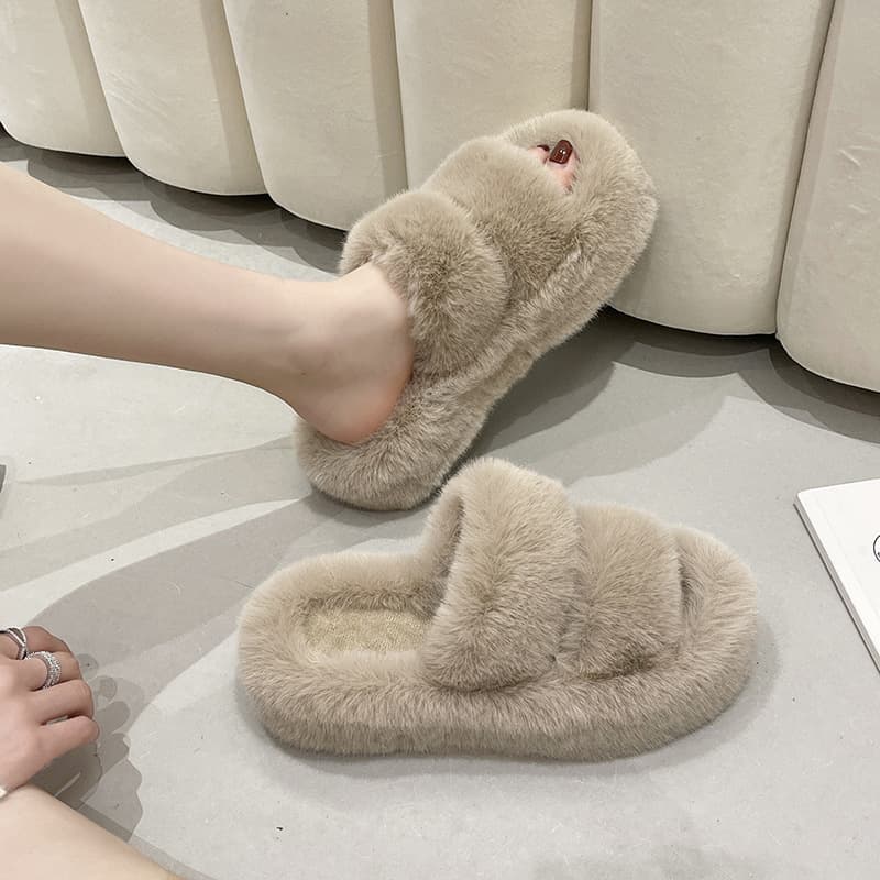 (Cross-border trading), (Wholesale), demi-season fashionable universal women's slippers platform, heel height 5 cm, suitable for outdoor wear, 2022 collection 2