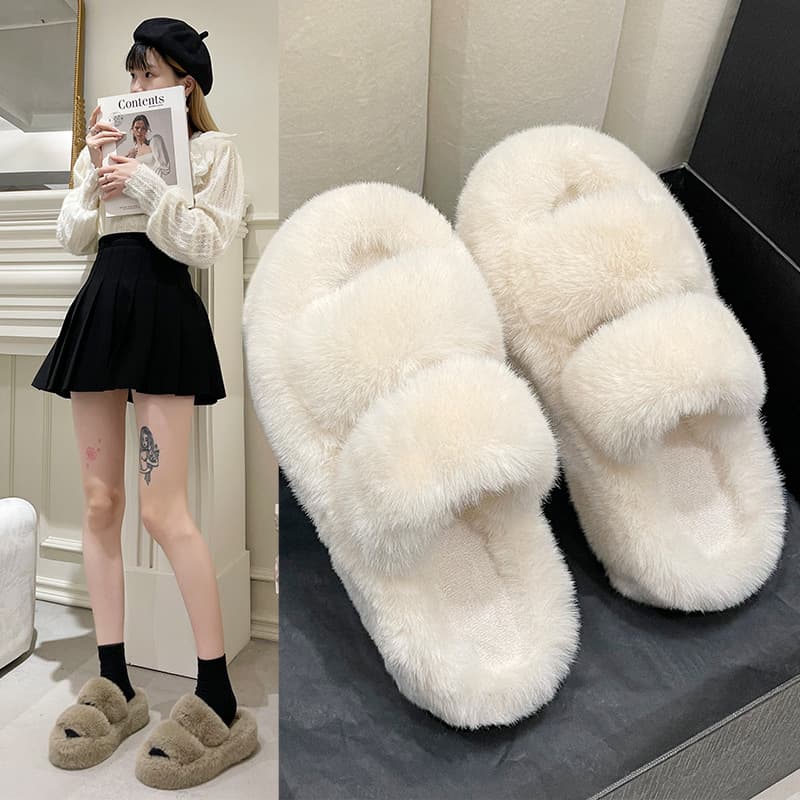 (Cross-border trading), (Wholesale), demi-season fashionable universal women's slippers platform, heel height 5 cm, suitable for outdoor wear, 2022 collection 1