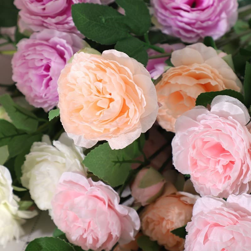 Simulation Peony flower rose ball, chrysanthemum simulation flower home decoration wedding hotel arrangement fake flower wholesale 4