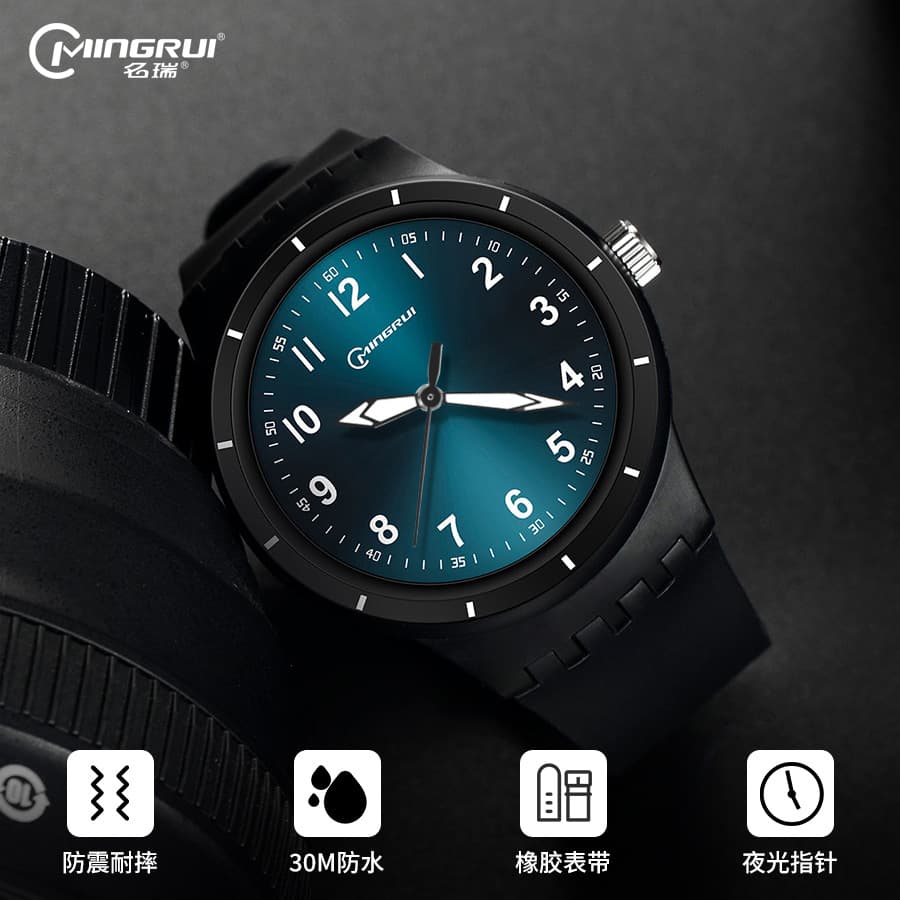 Trend summer swiss watch for students, waterproof sports quartz watches for swimming, official product, for secondary school 1