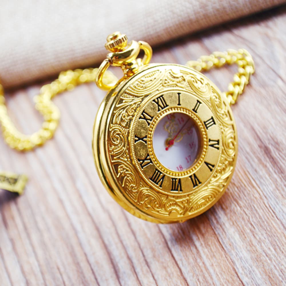 Fashionable retro big pocket watch, quartz watches, direct factory sales 4