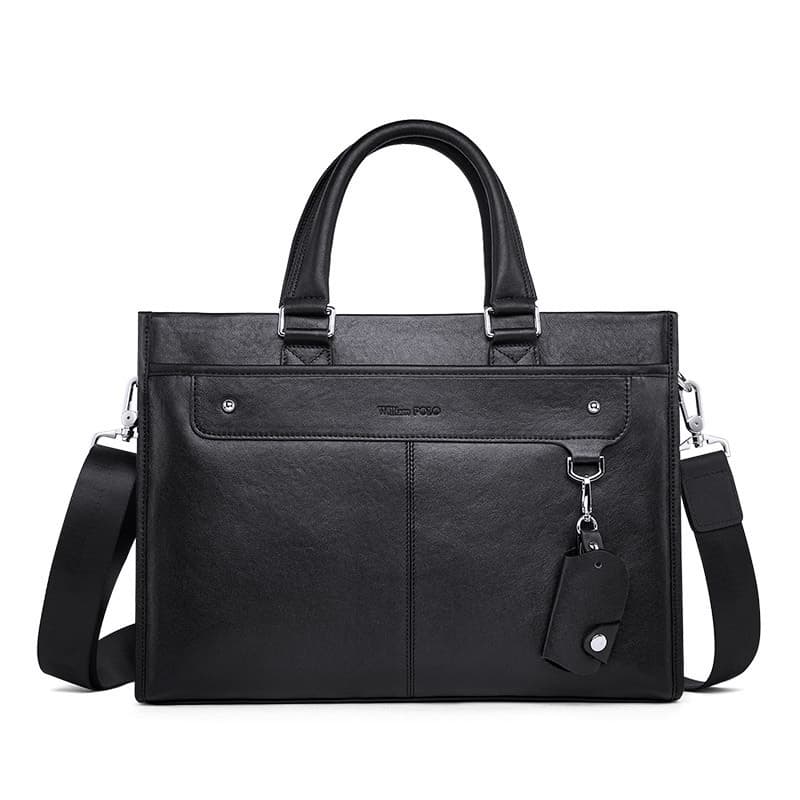 Business laptop, leather bag strap, high-end, business version, genuine leather 5