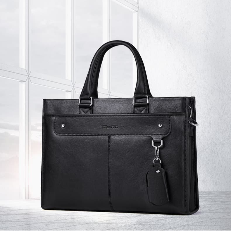 Business laptop, leather bag strap, high-end, business version, genuine leather 1