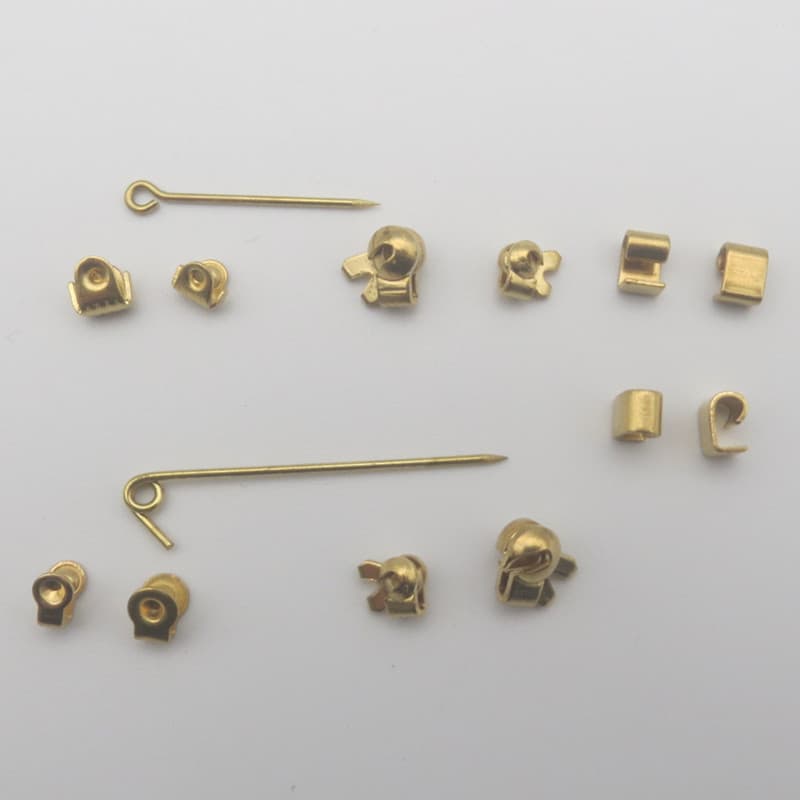 Copper safe pin, brooch, accessories, (Physicals) 2