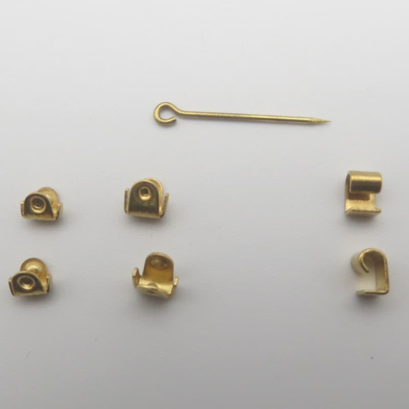 Copper safe pin, brooch, accessories, (Physicals) 3