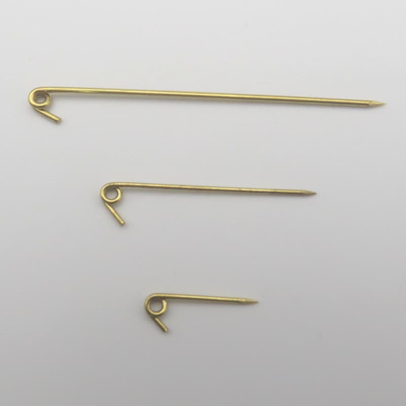 Copper safe pin, brooch, accessories, (Physicals) 4