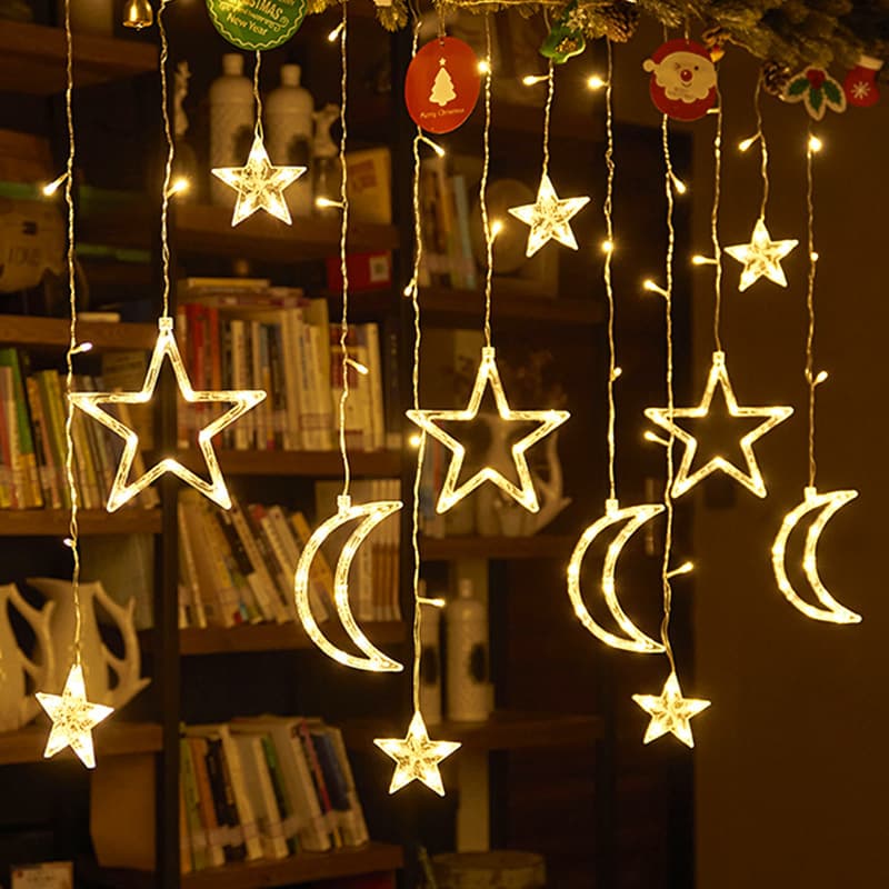 LED star lights, small colored lights, flashing lights, string lights, baby's breath, bedroom decoration, birthday arrangement, light strips indoor 10