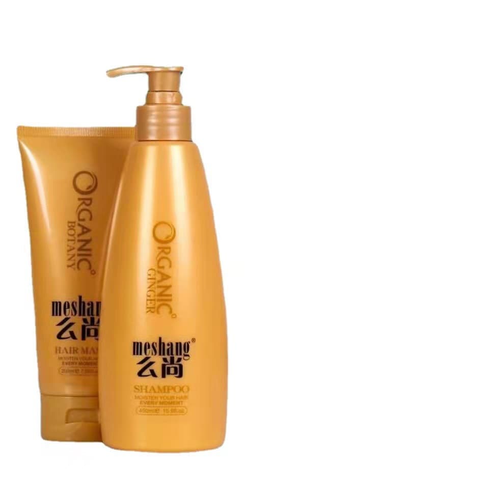 Shampoo silicone free, set with ginger, conditioner, hair mask, shower gel, dandruff removal, anti-itch 5