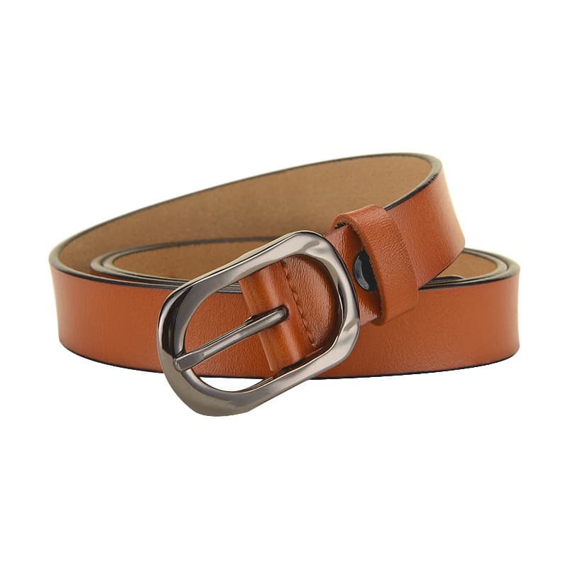 (Cross-border trading), (Wholesale), leather belt, metal trousers, women's style, genuine leather, light luxury style 5