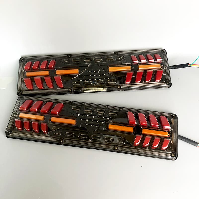 Tail light Tail box edge light car accessories LED car taillight truck trailer trailer Mustang No. 2 rear taillights 4