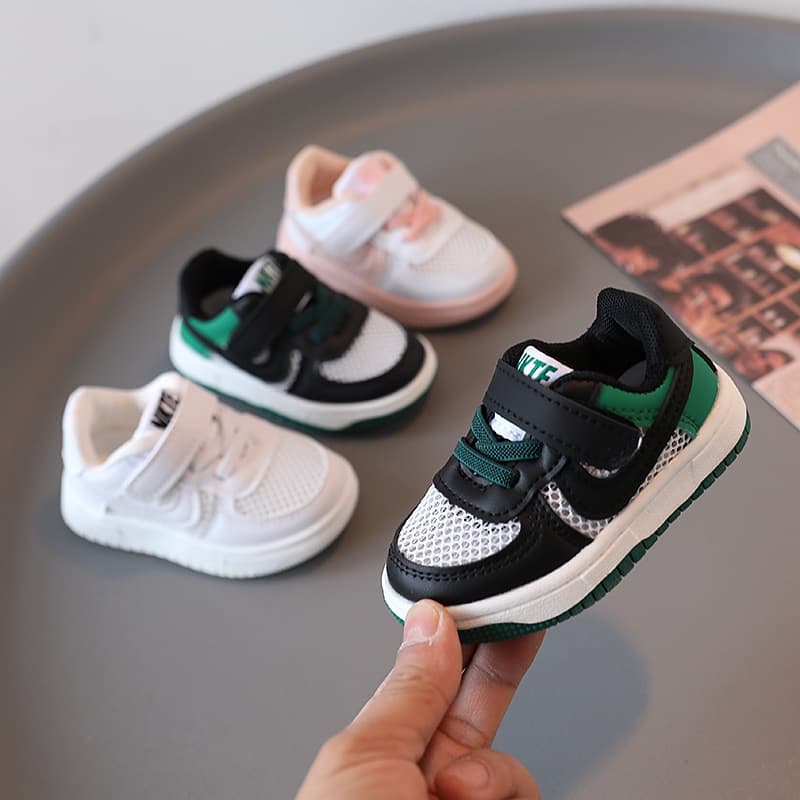 Baby shoes, spring and autumn mesh breathable children's sneakers, female baby toddler shoes, soft-soled children's shoes, boys' sneakers 2