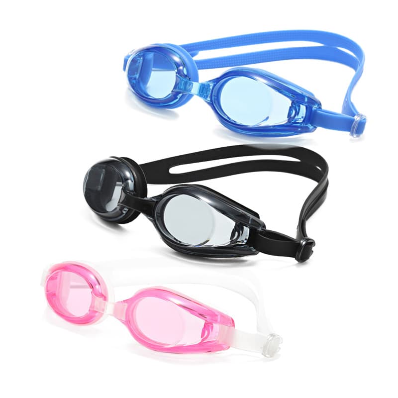 Children's waterproof swimming goggles for boys anti-fog, professional equipment, swimming cap, set for training, diving 2