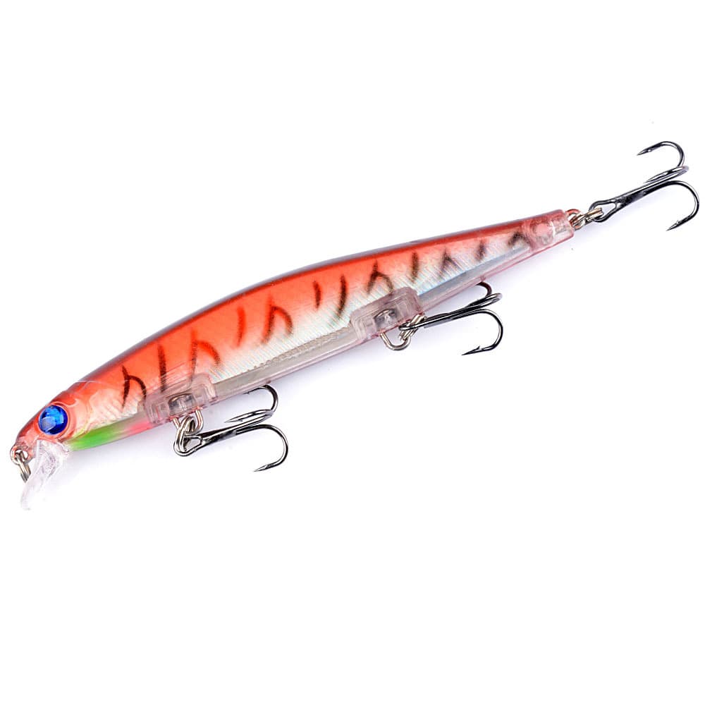Slowly sinking Luya bait, Mino 13.5g ultra -remote noisy beads, light -tilled bark bark fake bait to be bust of bionic hard bait 5