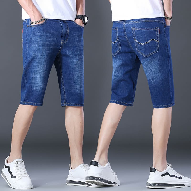 Summer thin trousers, denim skirt, shorts, loose straight fit, slim fit 3