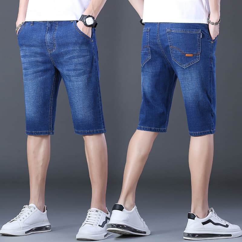 Summer thin trousers, denim skirt, shorts, loose straight fit, slim fit 1