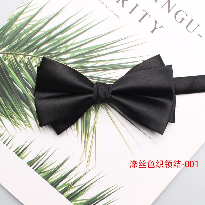 Men's summer black bow tie, city style, (Physicals) 2