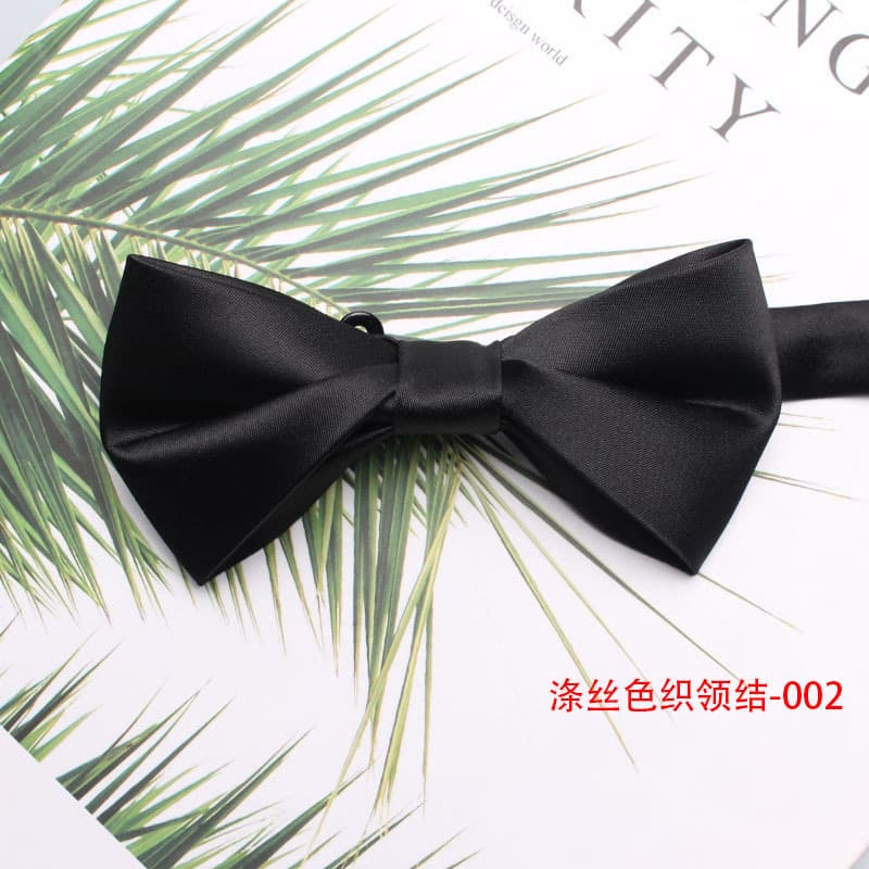 Men's summer black bow tie, city style, (Physicals) 3