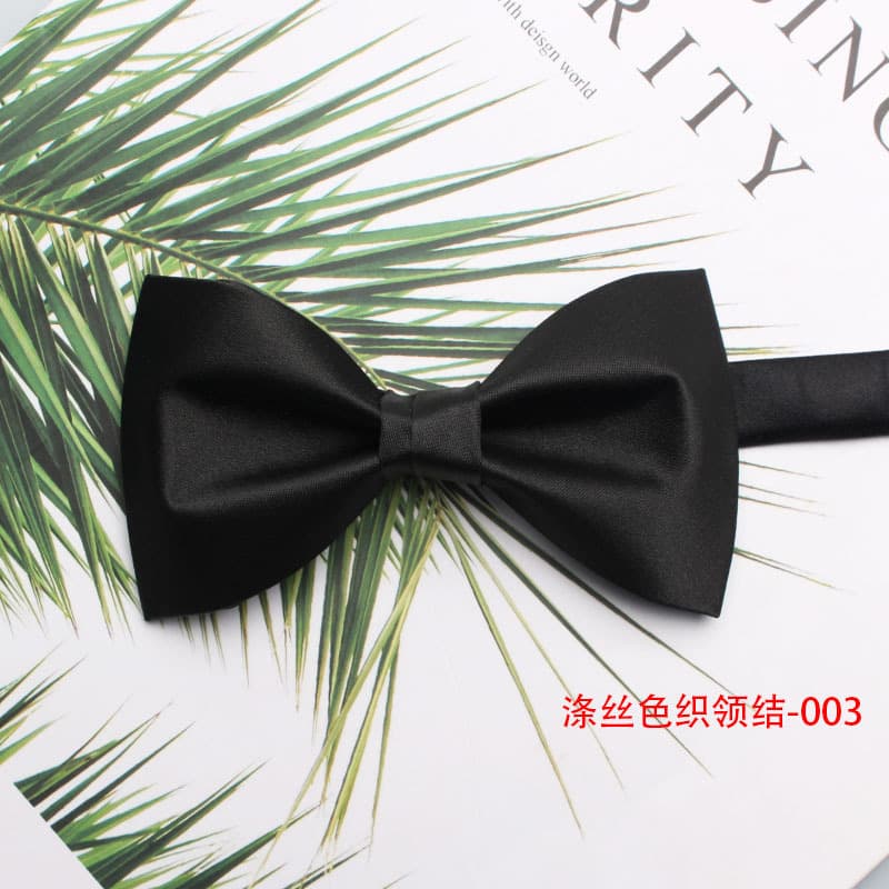 Men's summer black bow tie, city style, (Physicals) 4
